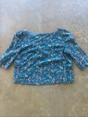 Warehouse floral blouse